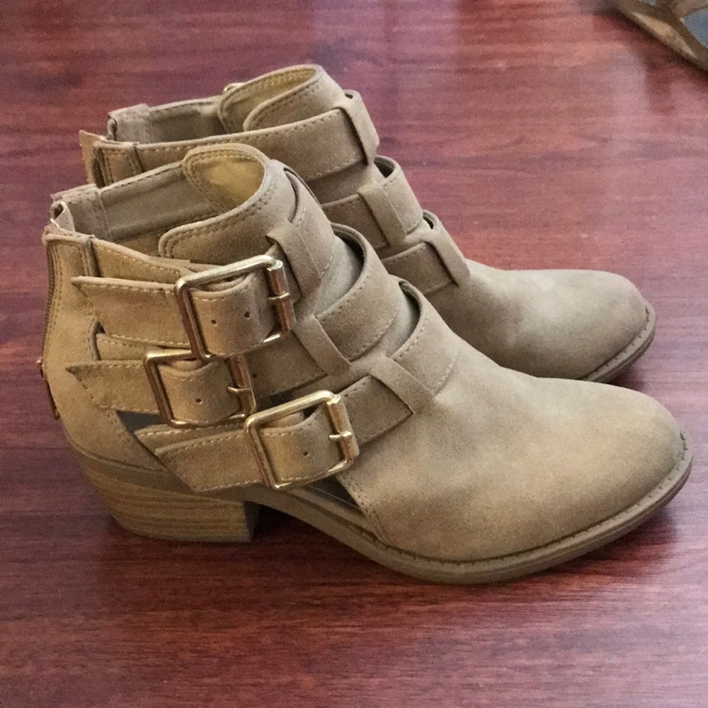 Tan boots